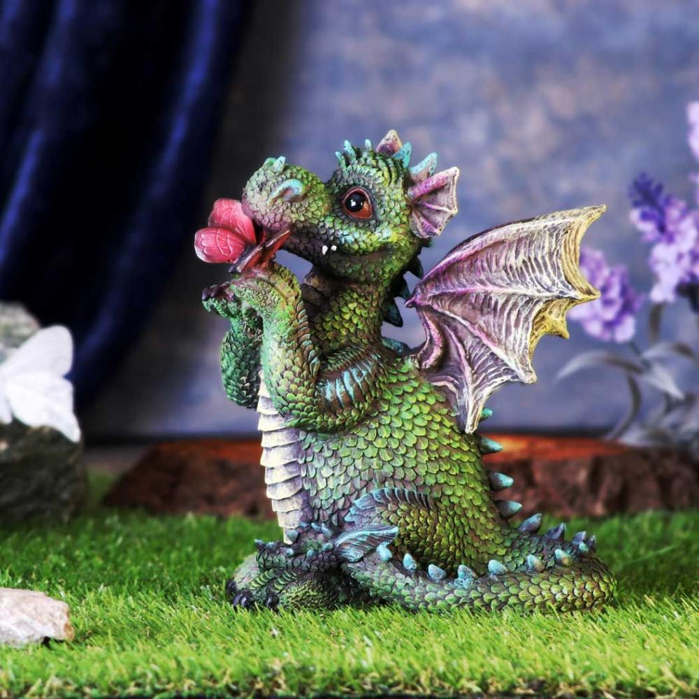 Nemesis Now - Butterfly Buddy Figurine - Dragon - Multicolours